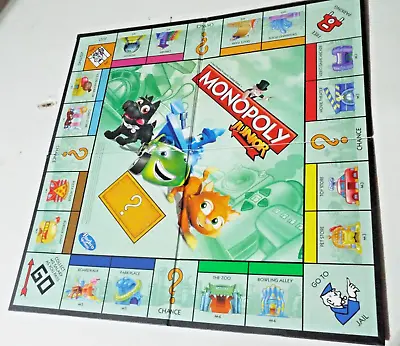 2013 Monopoly Junior Board Game Replacement Pieces Parts BOARD ONLY • $5