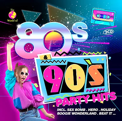 CD 80s & 90s Party Hits Von Various Artists 2CDs • £7.80