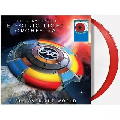 Elo Best Of Electric Light Orchestra All Over The World Vinyl New!! Red White Lp • $39.99