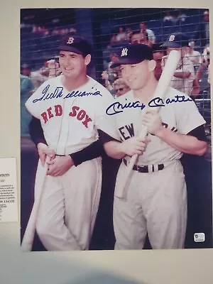 Mickey Mantle & Ted Williams Signed Auto Autograph Gai Photo Certified • $399.99