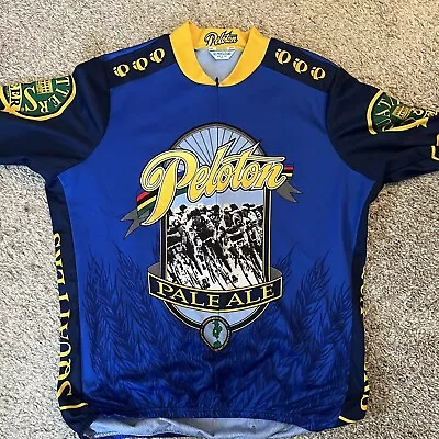 $26 • Buy Pearl Izumi Peloton Pale Ale Cycling Jersey Adult Extra Large Bike Shirt Bicycle