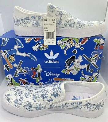 NEW Adidas Men's 3MC X Disney  Goofy  Sport Go Slip On White Sneakers Size: 11 • $199