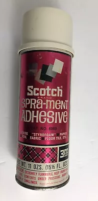 Vintage Spray Adhesive SCOTCH 3M Can 60s 70s Advertisement Label Graphic Style • $20.99