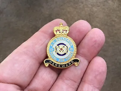 RAF Royal Air Force Enamel Badge A.C Squadron Hereward • £9.50