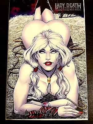 Lady Death #1 Fantasies Naughty Country Moon Edition Signed COA LTD 150 NM+ • $99.95