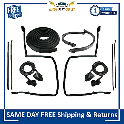 New Full T-Top Weatherstrip Rubber Seal Standard Kit For 1978-1981 Chevy Pontiac • $382.98