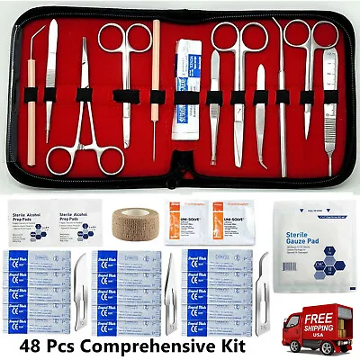 Surgical Suture Kit Basic First Aid Set Suture Emergency Trauma Survival Pack • $21.99