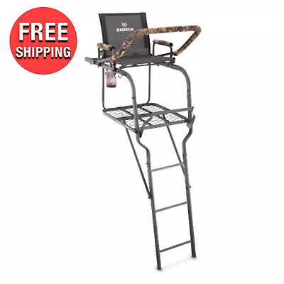 22' Feet Tall  Steel Tree Stand Hunting Sports Deer Ladder W/ Safety Grip System • $323.05