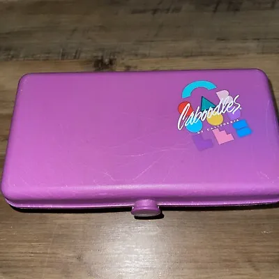 Vintage Caboodles Makeup Case Organizer Purple Small Model #2605 • $6.99