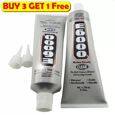 E6000 Glue 110ml Super Adhesives Multipurpose Gem Rhinestones Crafts Jewellry • £10.99