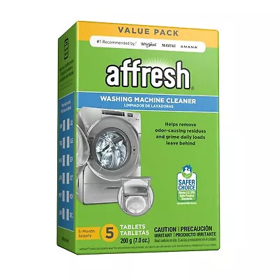 Affresh Washing Machine Cleaner Cleans Front Load And Top Load Washers 5 Count • $15.99