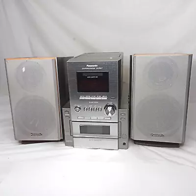 Panasonic SA-PM17 CD Stereo System Radio Tape & 5x CD Changer - Faulty • £35.95