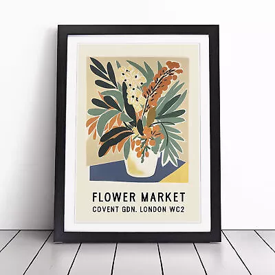 Covent Garden Flower Market Exhibition No.7 Wall Art Print Framed Canvas Picture • £39.95