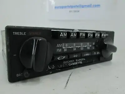 Mercedes Becker Europa Cassette Vintage Radio 599 #3 • $139.99