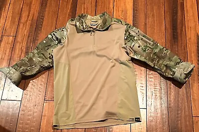 First Tactical Men's Large MultiCam Defender Combat Shirt. • $70.69