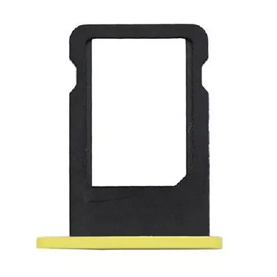 YELLOW Micro Sim Card Tray Holder Slot Replacement For Apple IPhone 5C • $2.75
