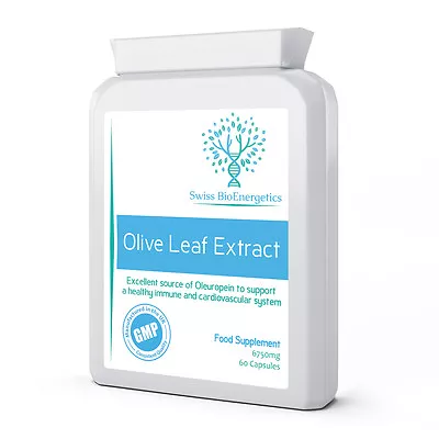 Olive Leaf Extract 450mg 60 Capsules -  Exceptional 20% Active Oleuropein • £12.97