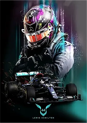 Lewis Hamilton  20x30 Wall Art Canvas UK Seller Free Post Limited Stock • £22