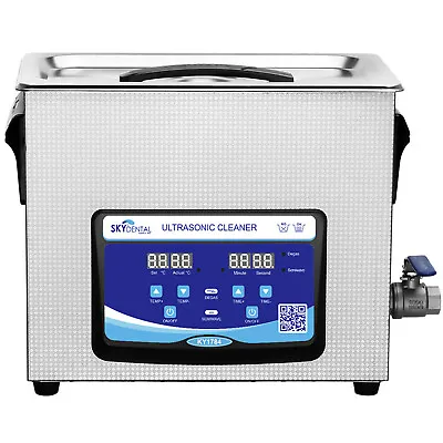 Ultrasonic Cleaner W DEGAS Functions Sweep+ Tech Digital Timer Heater Drain Hose • $249.99