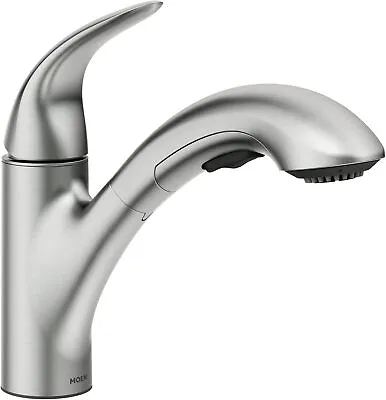 Moen 87931SRS Koa Single Handle Kitchen Faucet Pull Out Spray • $88.95