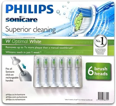 6 Pack Philips Sonicare Diamond Clean Replacement Electric Toothbrush Heads NEW • $69.95