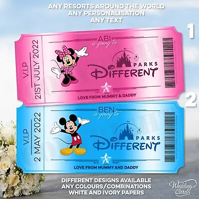 Ticket Disneyland Paris Disney World Florida Universal Orlando Disneyworld Land • £4.25