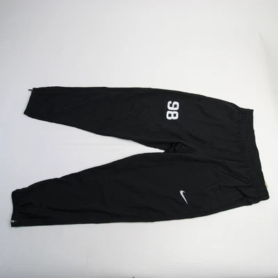 $56.99 • Buy Nike Dri-Fit Athletic Pants Men's Medium Large Black White Swoosh New With Tags