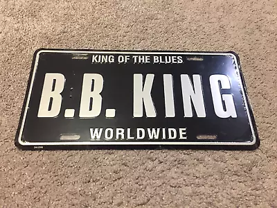 Vintage BB KING Booster License Plate King Of The Blues Worldwide New In Shrink • $19