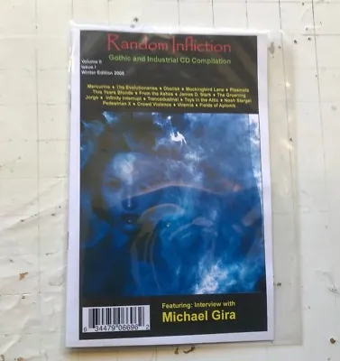 Random Infliction 2005 Cd Goth Industrial Mag Michael Gira Swans V/a Vol 2 #1 !! • $39