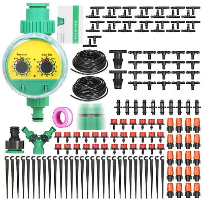 Plant Watering Drip Irrigation Kit Save  And  For Gardens  U3H2 • $51.97