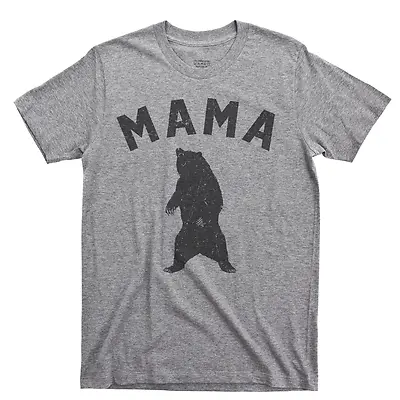 Mama Bear T Shirt Mothers Day Mom Life Baby Shower Maternity Reveal Gift Tee • $16.99