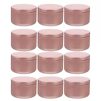 12Pcs Candle Tins Making Candles Storage Containers Candle Jars Golden A Cand... • $21.26