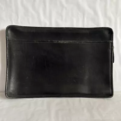 Vintage Large COACH Leather Portfolio Document Clutch NYC Bag 1980s #464-5823 K7 • $110