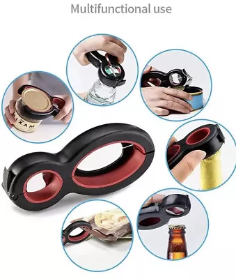 £3.50 • Buy Wacnune 6 In 1 Multi Opener, All In One Bottle Opener, Can, Soda, And Jar For
