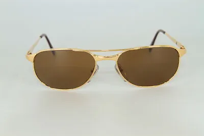 Vintage VUARNET 042 Metal Gold Sunglasses PX2000 Mineral Lens • $103.20