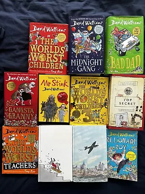 David Walliams Range Of Books • £3.50