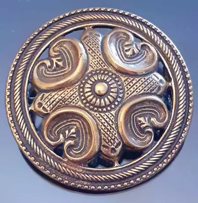 Kalevala Koru Vintage Bronze Brooch Finland Nordic From The 1100s • $45