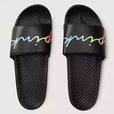 Victoria's Secret Pink Logo Slides Sandals Beach Shower Shoes S M L Xl Nwt • $34.75