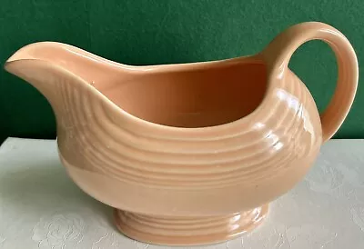 Fiestaware Apricot Gravy Boat Fiesta Retired Peach Pink Sauceboat • $10