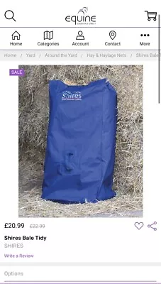 Shires Bale Tidy Horse Hay Bag Used • £10