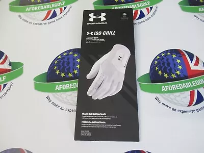 Under Armour Iso-chill White Left Hand Golf Glove Size Small • £10.99