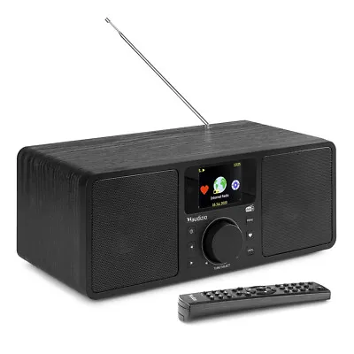 Audizio 102.228 Rome Internet Radio Stereo DAB WiFi Bluetooth Black • £110