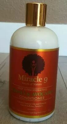 Miracle 9 Touch Of Nature Deep Ultra-Hydrating Honey & Avocado Conditioner 12 Oz • $23.99