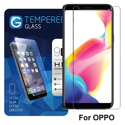 Tempered Glass Screen Protector For OPPO A73/A77/A57/R11/R9s/Plus/R9/F1/R7 Plus • $7.99