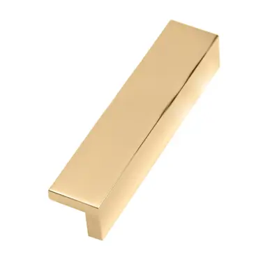 Alno Tab 6-1/2 Inch Long Finger Cabinet Pull | Unlacquered Brass | A960-6-PB/NL • $21.87