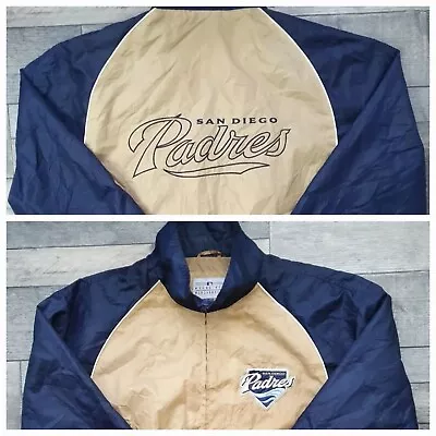 GENUINE MERCHANDISE SAN DIEGO PADRES JACKET ML BASEBALL Size XXL See Description • £14.95