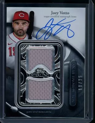 2024 Topps Sterling Joey Votto Patch Auto /25 Reds • $72