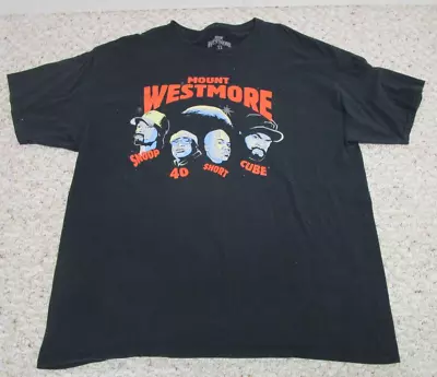 Mount Westmore Snoop Dogg Ice Cube Too Short E40 T-Shirt XL • $29.99