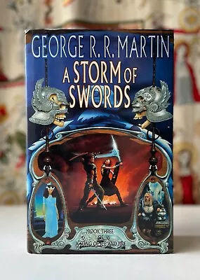 George Martin 1st Edition Game Of Thrones A Storm Of Swords 2nd Print Hardback • £50