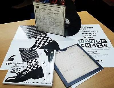 DANCE CRAZE LP X 3 The Best Of British Ska Live! Deluxe Box Set VINYL + Poster • £45.95